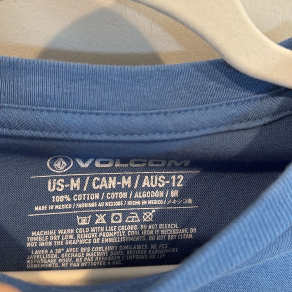 Volcom Kids Blue Graphic T-Shirt - Picture 6 of 7